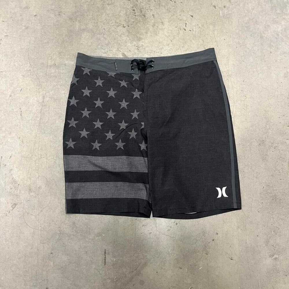 Y2K‎ Hurley American Flag Board Shorts